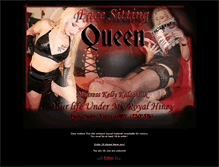 Tablet Screenshot of facesitting-queen.com